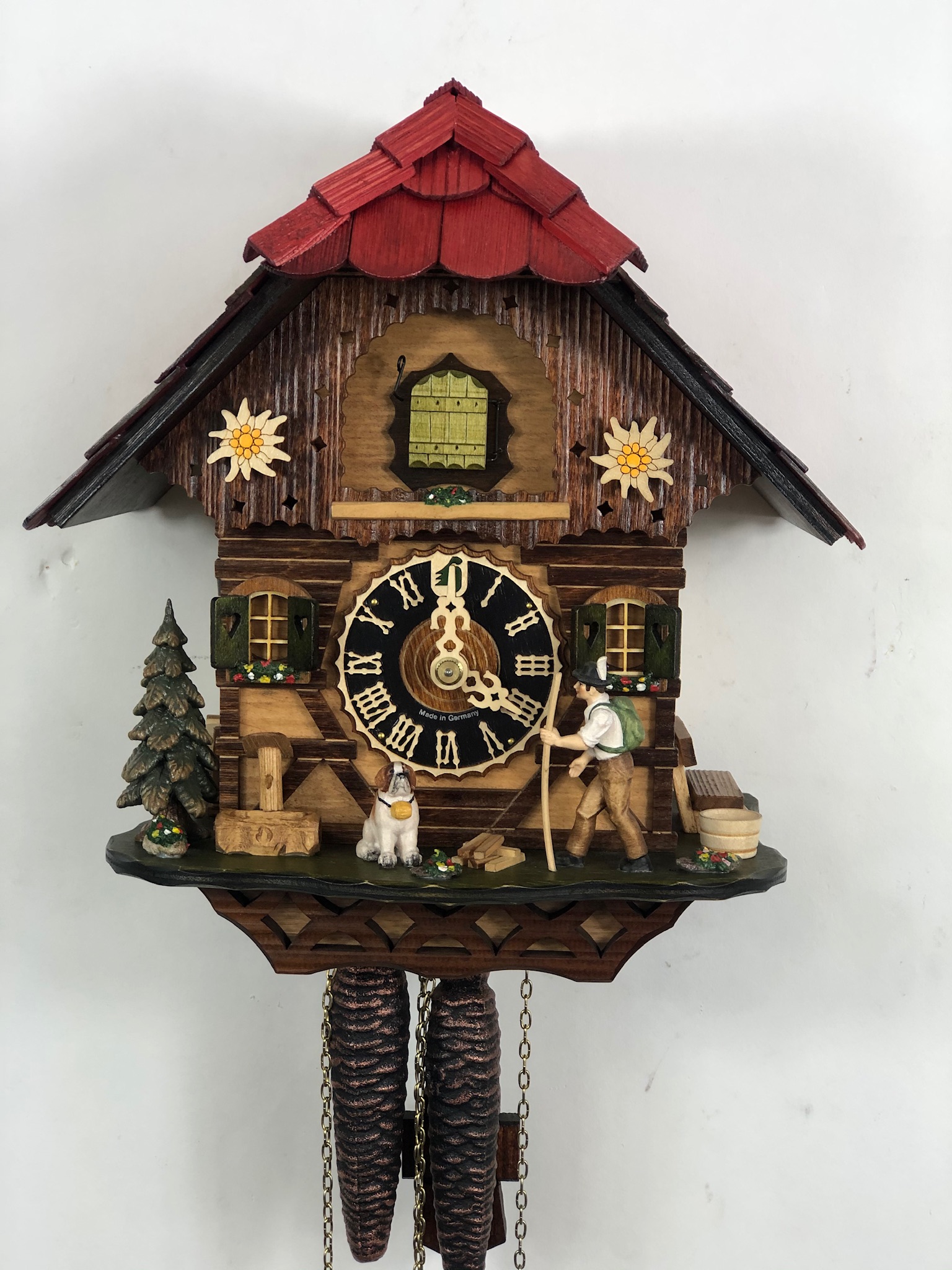 The Hiker Cuckoo Clock Sales & Repair 4 year Warranty Rhythm clocks