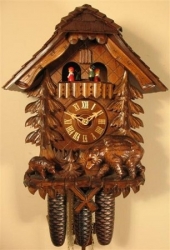 Musical 8 Day Cuckoo Clock With Mother Bear & Cub Romba  4563 / 8391